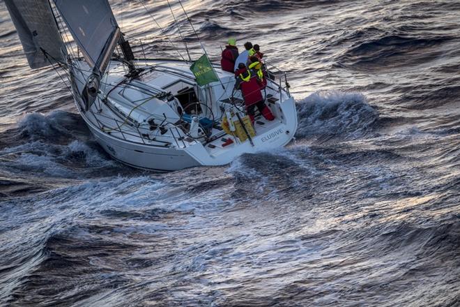 Day 5 – Aaron, Christoph and Maya Podesta's Elusive 2 – Rolex Middle Sea Race ©  Rolex/ Kurt Arrigo http://www.regattanews.com